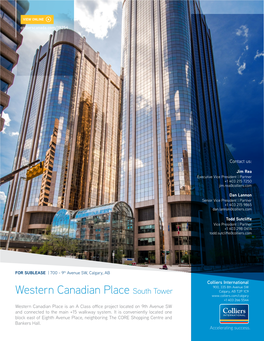 Western Canadian Place South Tower