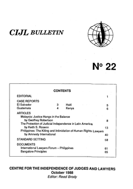 CIJL Bulletin-22-1988-Eng