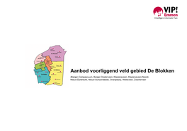 Aanbod Voorliggend Veld Gebied De Blokken