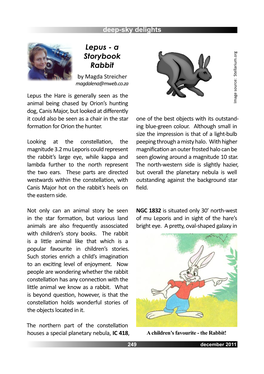 Lepus - a Storybook Rabbit by Magda Streicher Magdalena@Mweb.Co.Za
