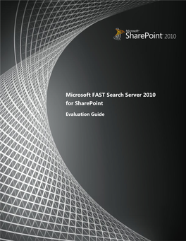 Microsoft FAST Search Server 2010 for Sharepoint