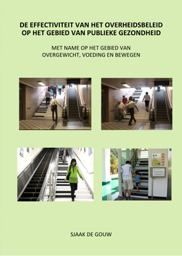 Proefschrift Sjaak De Gouw Effectiviteit Van Overheidsbeleid Op Het Gebied