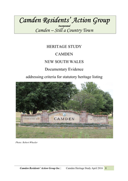 Camden Heritage Study April 2016 1