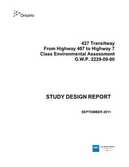 Study Design Report