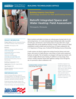 Retrofit Integrated Space & Water Heating