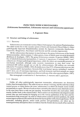 Infection with Schistosomes 47