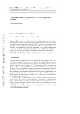 Long-Term Orbital Dynamics of Trans-Neptunian Objects