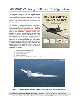 APPENDIX C5: Design of Unusual Configurations