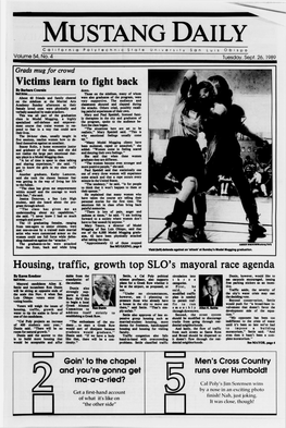 Mustang Daily, September 26, 1989