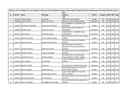 Sr. Form No. Name Parentage Address District Category MM MO