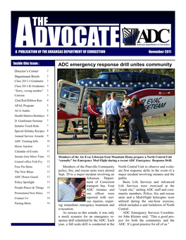 ADC Emergency Response Drill Unites Community