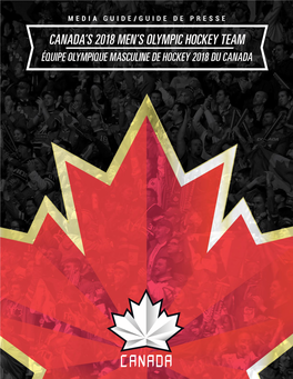 Canada's 2018 Men's Olympic Hockey Team