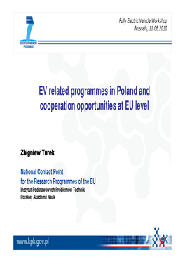 Poland and Cooperation Opportunities at EU Level