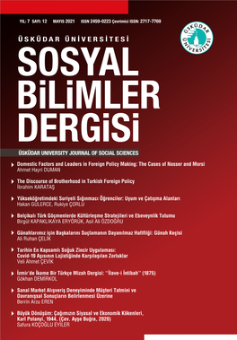 Sosyal Bilimler Dergisi