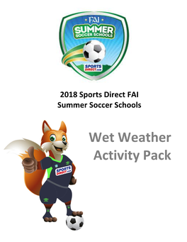 Wet Weather Activity Pack Contents Page