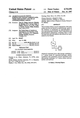 United States Patent (19) 11 Patent Number: 4,713,391 Chiang Et Al