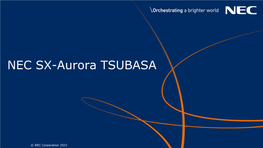 SX-Aurora TSUBASA