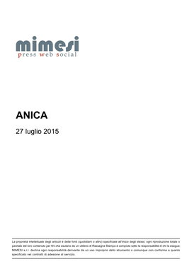 27 Luglio 2015