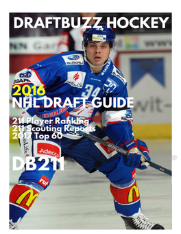 2016 Draftbuzz NHL Draft Guide