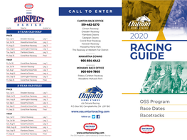 Racing Guide 1 Oss Program
