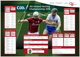 Ireland Hurling Championship 2018