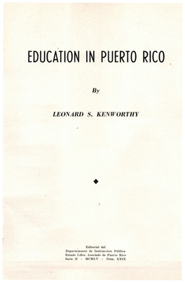 Education in Puerto Rico •