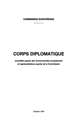 Corps Diplomatique