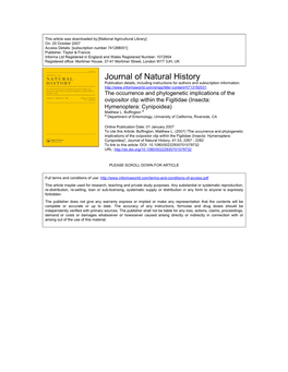 Journal of Natural History