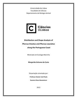 Distribution and Shape Analysis of Phorcus Lineatus and Phorcus Sauciatus Along the Portuguese Coast