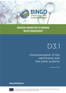 Characterization of the Catchments and Surface, Groundwater, and Estuarine Water Bodies