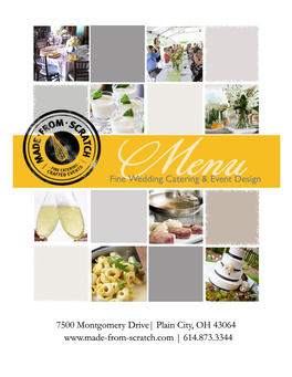 Wedding Menu 2013 .Pdf