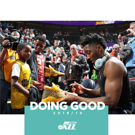 Utah Jazz Doing Good 2018/19