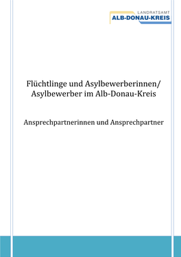 Ansprechpartner/Innen Alb-Donau-Kreis