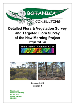 Detailed Flora & Vegetation Survey and Targeted Flora