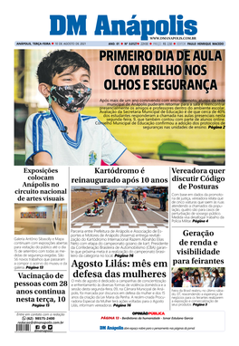 Primeiro Dia De Aula Com Brilho Nos Olhos E Segurança