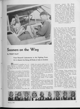 Sooners on the Wing the Oklahoma Daily, Student Newspaper