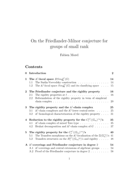 On the Friedlander-Milnor Conjecture for Groups of Small Rank