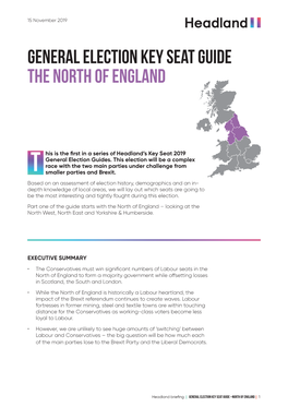Headland's General Election Key Seat Guide – the North of England