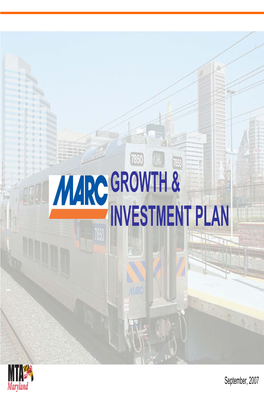 MARC Growth and Investment Plan