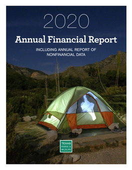 Fiscal Year 2020 Annual Financial Report Including Annual Report of Nonfinancial Data