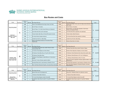 Bus Routes and Costs