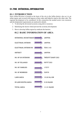 01.The Divisional Information 01.1 Introduction