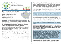 Capital Ring Section 10 South Kenton to Hendon Park