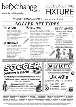 Soccer Betting