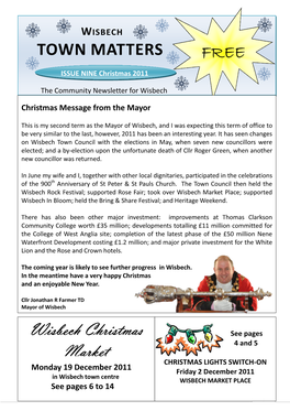 Newsletter Wisbech Town Matters 9