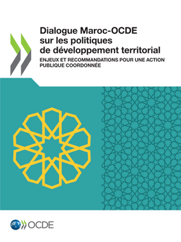 Dialogue Maroc‑OCDE Sur Les Politiques De Développement