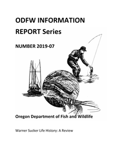 ODFW INFORMATION REPORT Series