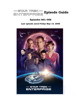 Episode Guide