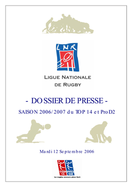 Dossier De Presse