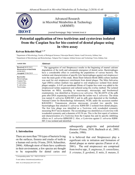 Potential Application of Two Tectivirus and Cystovirus Isolated from The